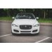 Накладка сплиттер на передний бампер на Jaguar XJ IV